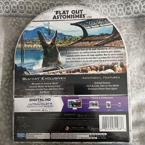 Jurassic World Blu-ray and DVD - Picture 2 of 2